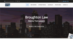 Desktop Screenshot of broughtonlaw.com